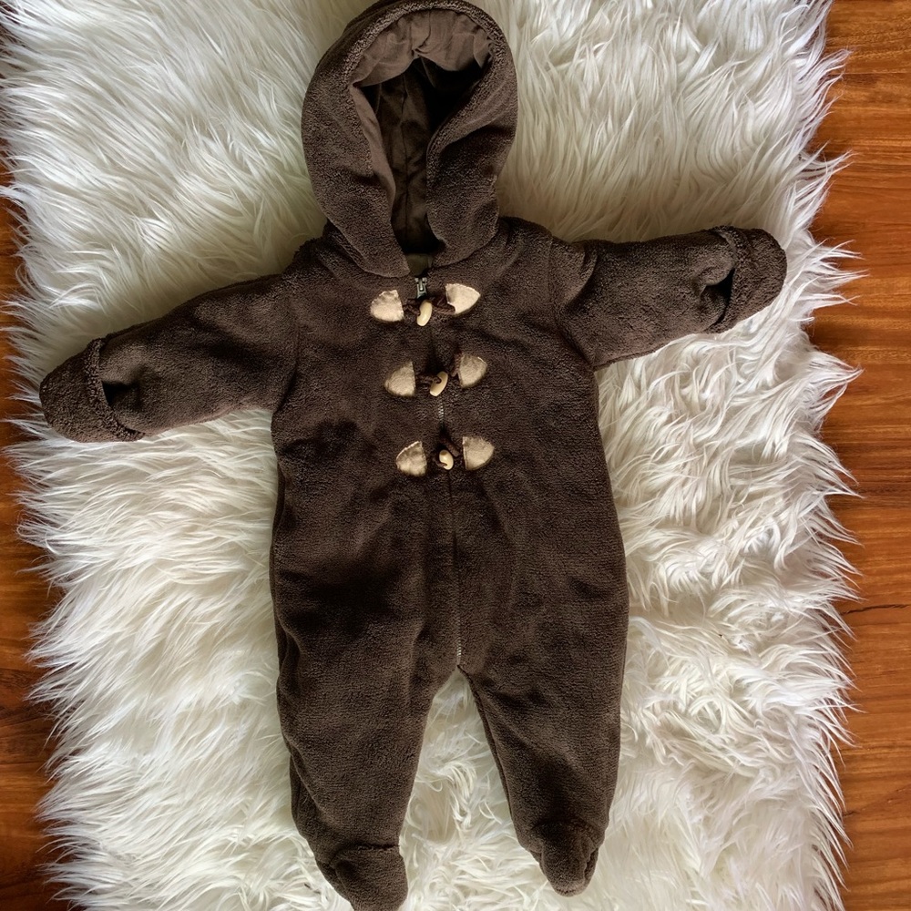 Brown Snow Suit 0-3 months